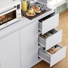 LunaLulinlk 70.9'' Kitchen Pantry Cabinet with Charging Station and LED Light - 4 of 4