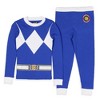 Power Rangers Toddler Boys' Red Ranger Character Costume Sleep Pajama Set Red - 2 of 4