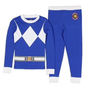 Power Rangers Toddler Boys' Red Ranger Character Costume Sleep Pajama Set Red - 1 of 4