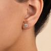 SHINE by Sterling Forever Sterling Silver Round Cut Prong Set Stud Earrings - 2 of 4