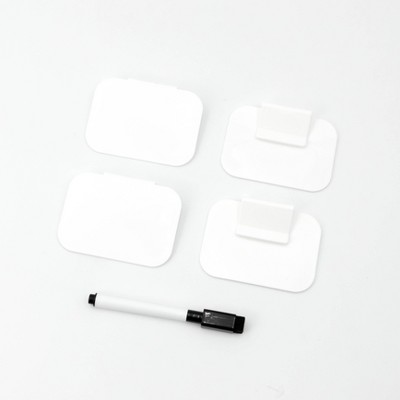 Dry Erase Clips White - Bullseye's Playground™