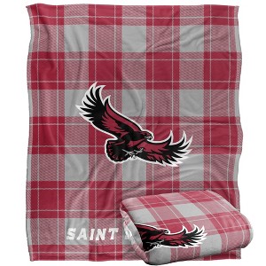 Saint Joseph'S University Campus Plaid Spirit Silky Touch Super Soft Throw Blanket 50x60 - 1 of 4