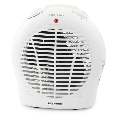 Impress Electric Fan Heater in White