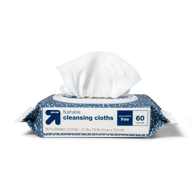 Cleansing Flushable Cloths - Fragrance Free - up & up™, 4 of 8