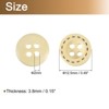 Unique Bargains Wooden DIY Craft Clothing 4 Holes Sewing Buttons 100 Pcs - 2 of 4