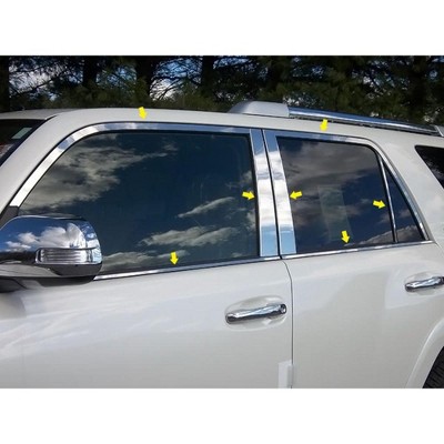 QAA is Compatible with 2010-2020 Toyota 4Runner 14 Piece Stainless Window Trim Package, Includes Upper Trim, Pillar Posts and Window Sills