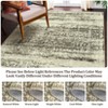 Washable Large Vintage Area Rug for Living Room Non Slip Non-Shedding Distressed Indoor Carpet Ultra Soft Low Pile Throw Rug for Bedroom Dining Room - 3 of 4
