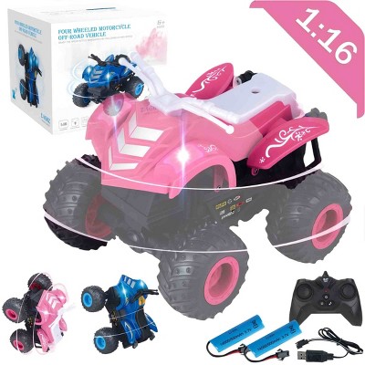 TopComfy Baby and Toddler Learning Toys Stunt Beach Cycle With Spray Function Stunt Maneuvers Beach Adaptation for Kids, Blue, 6.5"*7.09"*5.91"