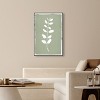 Art Remedy Linen Leaf Screen Minimalistic Botanical and Floral Art Prints Framed - 2 of 4