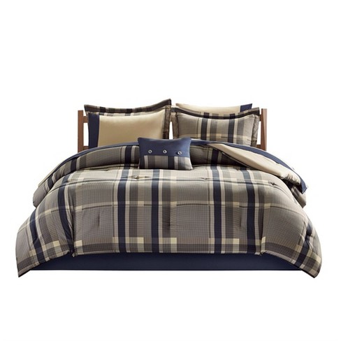 Gracie Mills Lirael Classic Plaid Brushed Microfiber Comforter Set with Bed Sheets - image 1 of 4