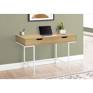 Sapphtopaz Home Office Desks 47.25" Morden Computer Desk with Storage Drawers Metal Frame Gaming Desk Office Desk for Home Office - 1 of 4