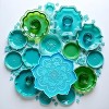 JDICTION Mandala Silicone Molds Set - 4.7" Epoxy Resin Coaster, Tray & Cup Mat for DIY Crafts, Jewelry Casting and Home Decor - 3 of 4