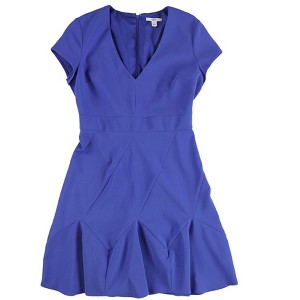 bar III Womens Seam-Detail Fit & Flare Dress - 1 of 2