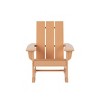 WestinTrends Modern Adirondack Outdoor Rocking Chair with Side Table Set - 3 of 4