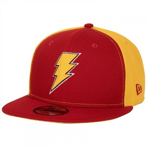 Adult Shazam Symbol Red and Gold Colorway New Era 9Fifty Adjustable Hat - 1 of 4