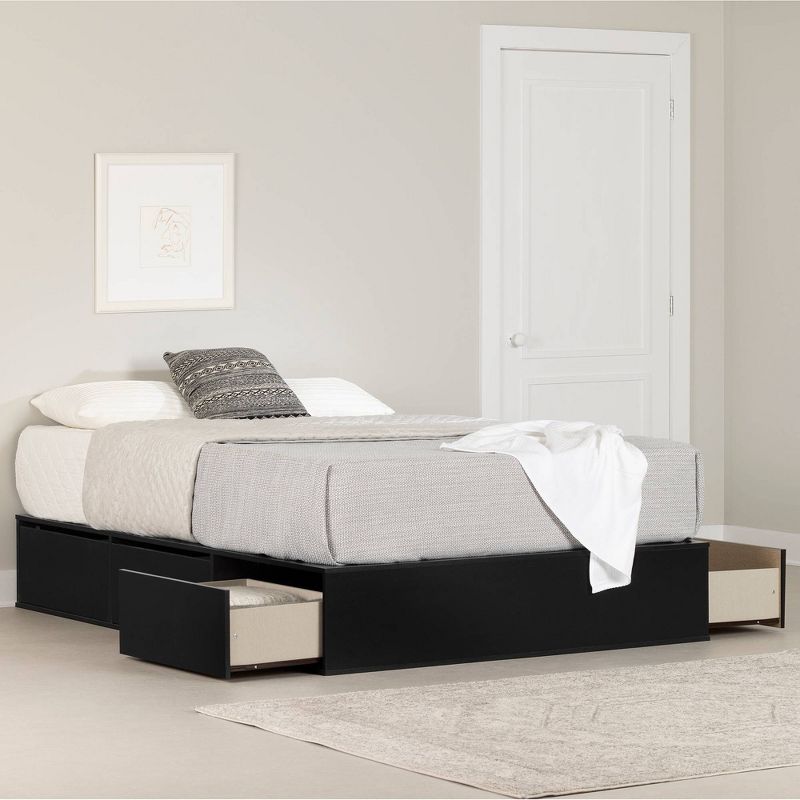 Queen Fusion 6 Drawer Platform Bed - South Shore, 3 of 13