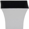 HomeRoots 5" White Recycled Plastic Indoor Outdoor Square Nursery Pot - 3 of 3