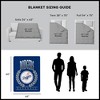Los Angeles Dodgers MLB Plateau Silk Touch Throw Blanket 46X60 Inches - 4 of 4