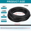 Unique Bargains Tinned Copper Insulated Heat Resistant PVC Covered 300V SVT Round Wire 18AWG - 2 of 4
