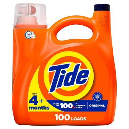 Tide Original He Compatible Liquid Laundry Detergent Soap - 132 Fl Oz ...