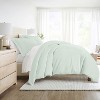 3 Piece Duvet Cover & Shams Set - Soft and Breathable, Double Brushed Microfiber, Wrinkle Free - Becky Cameron - 2 of 4