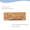 Makeup Station - Eco-Friendly Compact Modern Natural Bamboo Skincare Cosmetic and Vanity Organizer for Bedroom, Bathroom, or Dorm by Hastings Home - 3 of 4