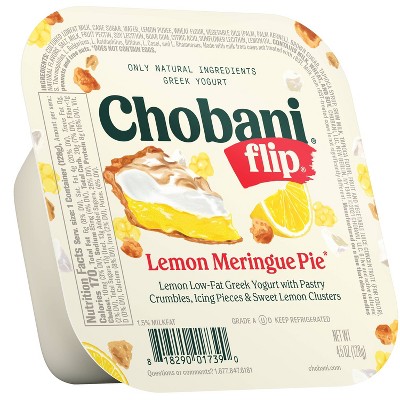Chobani Flip Low-Fat Lemon Meringue Pie Greek Yogurt - 4.5oz