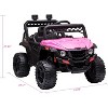 12V Kids Ride On Car Truck Toddles Electric Car Toy with Remote Control, Spring Suspension, Led Lights, Music, for Boys Girls - 2 of 4