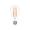 GE Household Lighting 2pk Wound Filament Clear Vintage ST19 Bulb - 2 of 3