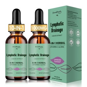 (2 Pack) Greenpeople Liposomal Lymphatic Drainage Supplements - Immune Support, Cleanse & Detox, Non-GMO - 2 fl.oz - 1 of 4