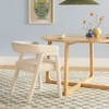 Saracina Home 5pc Round Dining Table Set with Fully Upholstered Solid Wood Chairs - 4 of 4