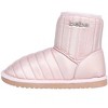 bebe Girl's Stylish Quilted Winter Boot with Sparkling bebe Rhinestone Rivet Detail and Cozy Lining - 3 of 4