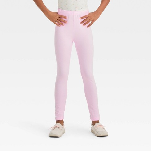 Girls' Leggings - Cat & Jack™ Light Pink XL