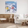 Stupell Industries Ski Life Shuttle Snowy Mountain Landscape Snowboard Athlete, 36" x 36" - 2 of 4