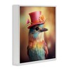 Stupell Industries Pastel Bird in Hat, 17" x 17" - 3 of 4
