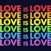 Adult Design By Humans Pride Love is Love By Luckyst T-Shirt - Navy - 2X Large - 2 of 2