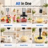 Teendow 7 in 1 Immersion Hand Blender 1000W, 12 Speed Handheld Blender ...