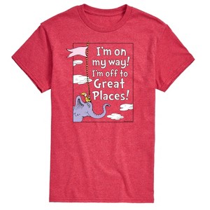 Men's - Dr. Seuss - I'm On My Way Short Sleeve Graphic T-Shirt - 1 of 4