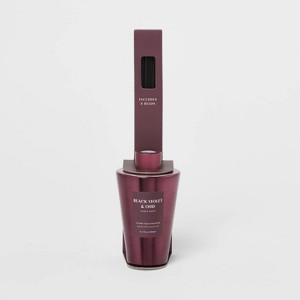 6oz Purple Metallic Reed Diffuser Black Violet and Oud - Threshold™ - 1 of 3