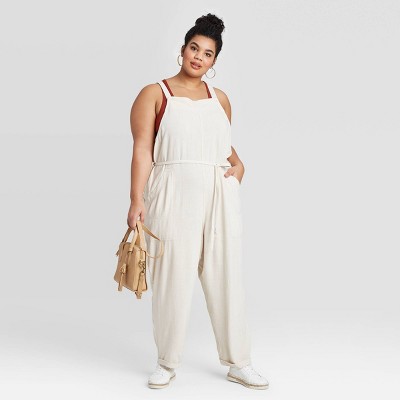 3x white jumpsuit