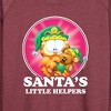 Women's - Garfield - Santas Little Helpers Lightweight French Terry Wide Neck Long Sleeve Shirt - 2 of 4