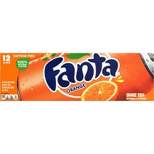 Fanta Orange Soda - 12pk/12 fl oz Cans