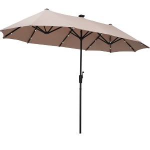 Ainfox 13ft Market Umbrella With 36 Led Lights - 1 of 4