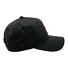 Grunge Striped Skull Hat Funny Awsome Cool Skeleton Graphic Novelty Cap - Crazy Dog Hat With Sarcastic Sayings Black Standard - 2 of 4