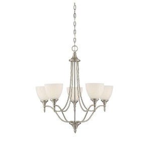Savoy House Herndon 5 - Light Chandelier in  Satin Nickel - 1 of 4
