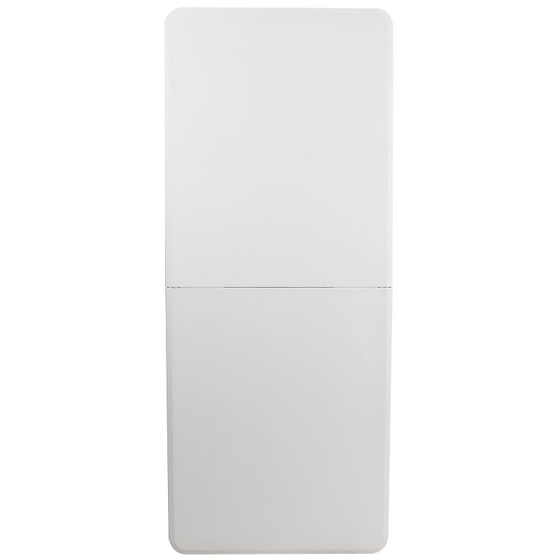 Flash Furniture 6-Foot Bi-Fold Granite White Plastic Folding Table, 5 of 7