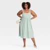 Women's Midi Empire Waist Dress - Ava & Viv™ - 3 of 3