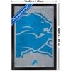 Trends International NFL Detroit Lions - Logo 25 Framed Wall Poster Prints - 3 of 4