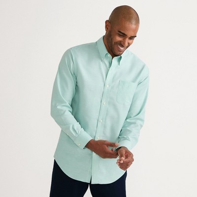 Lands' End Men's Tall Traditonal Fit Solid No Iron Supima Oxford Dress Shirt