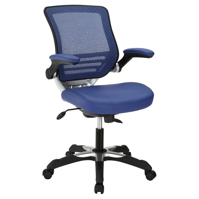 Edge Mesh Back with Leatherette Seat Office Chair - Modway, 1 of 7